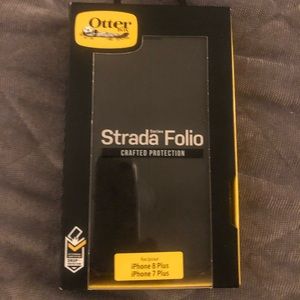 Otterbox- Strada folio case leather- iphone 8 plus